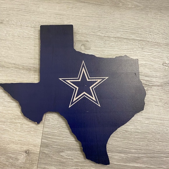 Dallas Cowboys Gift Set - Wooden Sign, Socks, Purse, Ornament - All NWT! - Picture 8 of 8